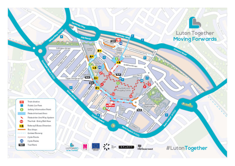 Arriva Bus Luton Map